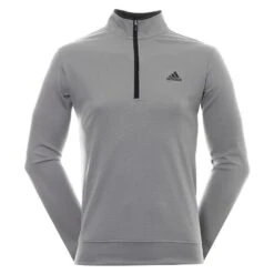Adidas UPF Lightweight 1/4 Zip Pullover - Grå
