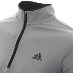 Adidas UPF Lightweight 1/4 Zip Pullover - Grå -Butikk Garmin Adi Lightweight Pull Grey 4