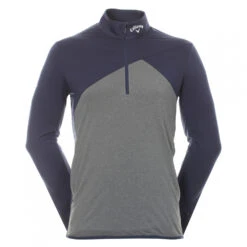 Callaway Aquapel 1/4 Zip - Blå/Grå - Genser
