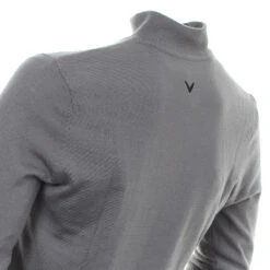 Callaway Windstop 1/4 Zip Genser - Grå -Butikk Garmin Callaway Windstop Grey 4