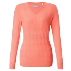 Callaway V- Neck Oransje - Genser Dame