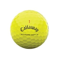 Callaway Chrome Soft Triple Track Gul - 12 Golfballer -Butikk Garmin ChromegulTT1 4