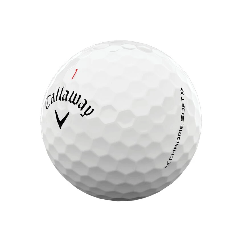 Callaway Chrome Soft Hvit - 12 Golfballer 4 Callaway Chrome Soft Hvit - 12 Golfballer - Bilde 2