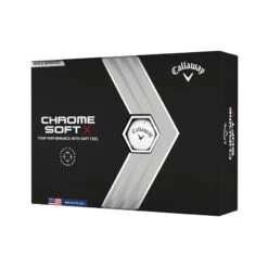 Callaway Chrome Soft X Hvit - 12 Golfballer
