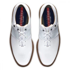 Footjoy Dry Joys Premiere Packard - Hvit - Golfsko -Butikk Garmin FJ Packard Wht 7
