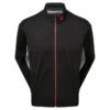 Footjoy Hydroknit Regnjakke - Svart/Rød - Herre -Butikk Garmin HydroknitSvart 2