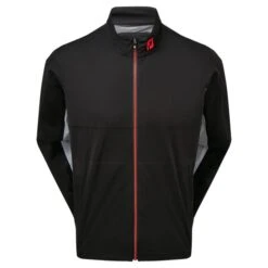 Footjoy Hydroknit Regnjakke - Svart/Rød - Herre
