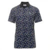 Original Penguin Earl Print Polo - Svart -Butikk Garmin OP Earl Print Blk 2