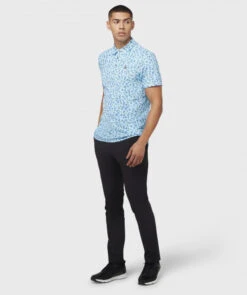 Original Penguin Lemonade Print Polo - Blå -Butikk Garmin OP Lemonade Polo Blue 6