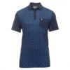 Original Penguin 50's Novelty Print Polo - Navy -Butikk Garmin OP Novelty Print Navy 2