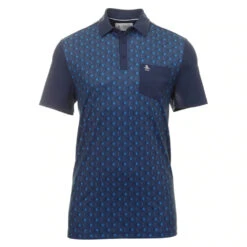 Original Penguin 50's Novelty Print Polo - Navy