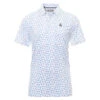 Original Penguin Micro Octopus Print Polo - Hvit -Butikk Garmin OP Octopus Polo Wht 2