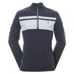 Original Penguin Rain Or Shine 1/4 Zip Vindjakke - Navy