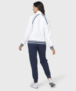 Original Penguin Piped Track Jacket - Hvit -Butikk Garmin Op Track Jkt Wht Lds 4