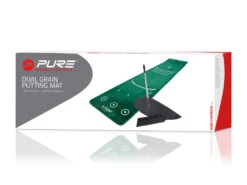 Pure2improve Dual Grain Putting Mat With Broom -Butikk Garmin P2I20Dual20grain20mat 8