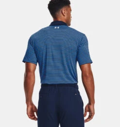 Under Armour Playoff Polo 2.0 - Navy/Blå/Hvit -Butikk Garmin Playoff Nvy Stripe 3