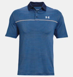 Under Armour Playoff Polo 2.0 - Navy/Blå/Hvit -Butikk Garmin Playoff Nvy Stripe 6