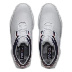 Footjoy Pro SL Golfsko - Hvit/Navy/Rød - Wide -Butikk Garmin Pro SL Wht Nvy Rd Wide 5