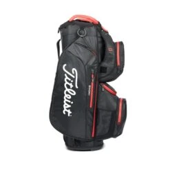 Titleist Stadry 15 - Black/Black/Red - Vanntett Trallebag -Butikk Garmin Stadry15Svartred 4