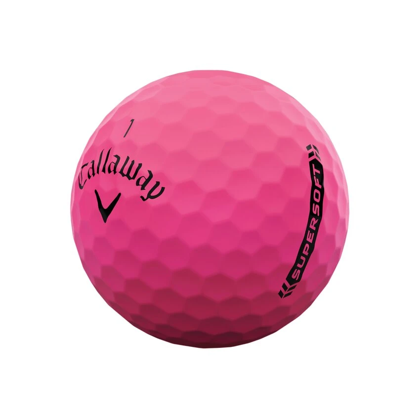 Callaway Supersoft Rosa - 12 Golfballer 4 Callaway Supersoft Rosa - 12 Golfballer - Bilde 2
