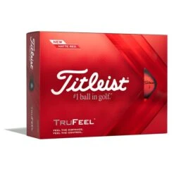 Titleist TruFeel Rød - 12 Golfballer