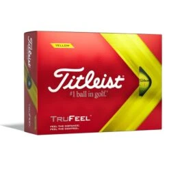 Titleist TruFeel Gul - 12 Golfballer
