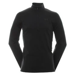 Under Armour Fleece 1/2 Zip Genser - Svart -Butikk Garmin UA Fleece Blk 6