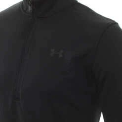 Under Armour Fleece 1/2 Zip Genser - Svart -Butikk Garmin UA Fleece Blk 7
