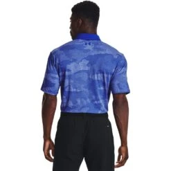 Under Armour Playoff 2.0 Jacquard Polo - Blå -Butikk Garmin UA Playoff 2.0 Jaq Blue 3