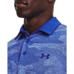 Under Armour Playoff 2.0 Jacquard Polo - Blå -Butikk Garmin UA Playoff 2.0 Jaq Blue 4