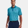 Under Armour Playoff Polo 2.0 Heather - Blå -Butikk Garmin UA Playoff Heather Blue 2