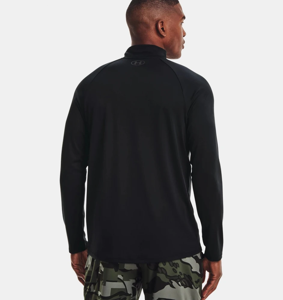 Under Armour Tech 2.0 1/2 Zip Genser- Svart 4 Under Armour Tech 2.0 1/2 Zip Genser- Svart - Bilde 2