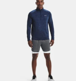 Under Armour Tech 2.0 1/2 Zip Genser - Blå -Butikk Garmin UA Tech 2.0 Blue 3