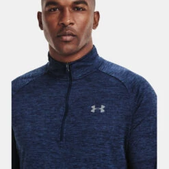 Under Armour Tech 2.0 1/2 Zip Genser - Blå -Butikk Garmin UA Tech 2.0 Blue 5