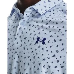 Under Armour Iso-Chill Floral Polo - Blå -Butikk Garmin UA iso Chill Floral blue 4