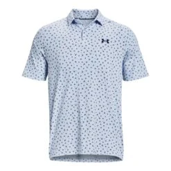 Under Armour Iso-Chill Floral Polo - Blå -Butikk Garmin UA iso Chill Floral blue 5