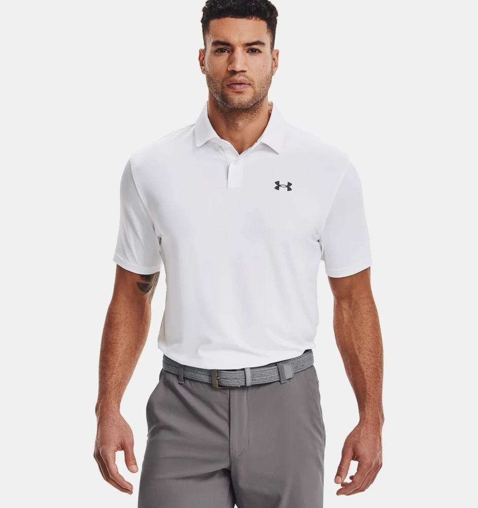 Under Armour T2G - Hvit - Polo 4 Under Armour T2G - Hvit - Polo - Bilde 2