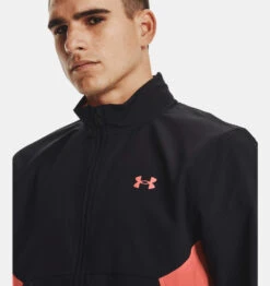 Under Armour Storm Windstrike Full Zip - Svart/Rød - Vindjakke -Butikk Garmin UA Windstrike FullZip BLK 7