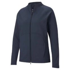 Puma W Cloudspun Fullzip - Navy - Dame Jakke